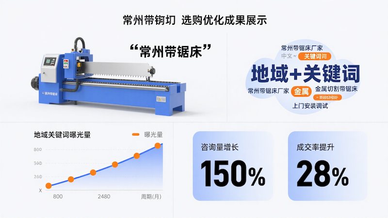 常州带锯床选购优化案例