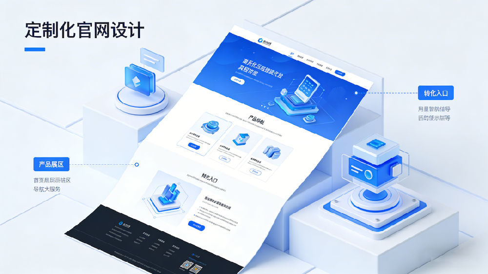 网站设计无竞争力？界点设计定制化官网打造线上名片