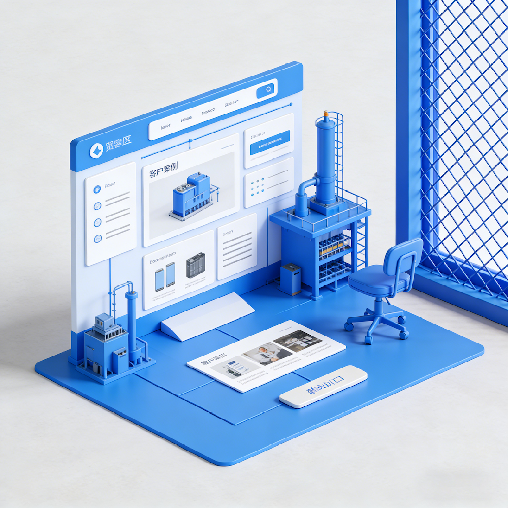 机械厂官网成摆设？界点设计获客型官网，每月多接3笔订单